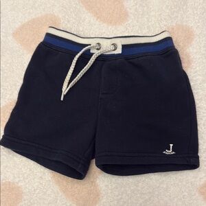 Janie and Jack Blue and White Casual Shorts with Elastic Waistband